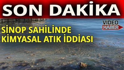 Sahil boyunca görülen kirlilik tedirgin etti