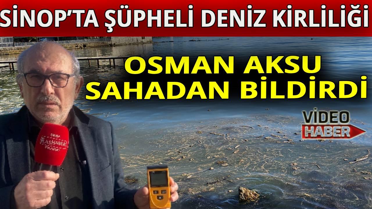 Sinop’ta deniz kirliliği inceleme altında