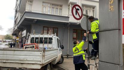 Sinop’ta kent estetiğine tabela dokunuşu