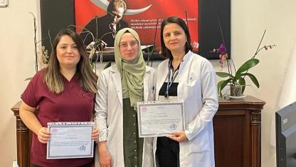 Sinop'ta başarı gösteren personele teşekkür belgesi verildi