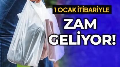Plastik poşet fiyatına zam