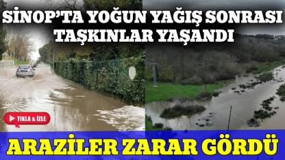 Sinop’ta yağış ve kar su baskınlarına yol açtı