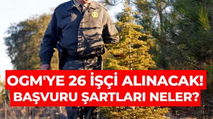 Orman Genel Müdürlüğü 26 işçi istihdam edecek