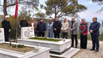 Şehit Çağatay Erenoğlu kabri başında anıldı