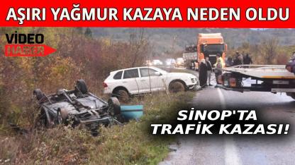 Kaygan zemin kaza getirdi