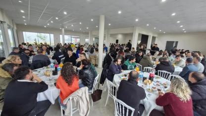 Sinop Belediyesi personeli öğle yemeğinde bir araya geldi