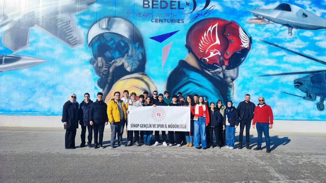 Sinop Gençlik Merkezi’nden Ankara’ya teknik gezi