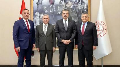 Sinop Heyeti Bakan Tekin ile bir araya geldi