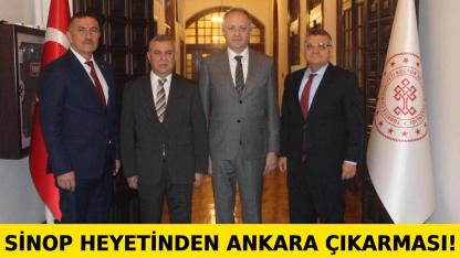 Sinop heyetinden Ankara'da yoğun mesai