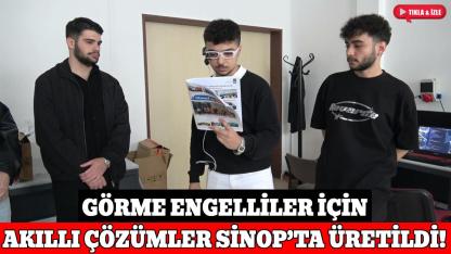 Sinop Üniversitesi öğrencilerinden engelleri aşan projeler