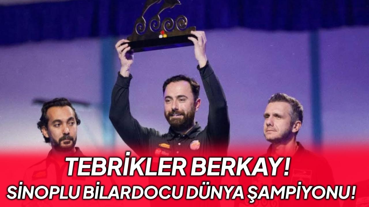 Sinoplu Berkay dünyayı dize getirdi