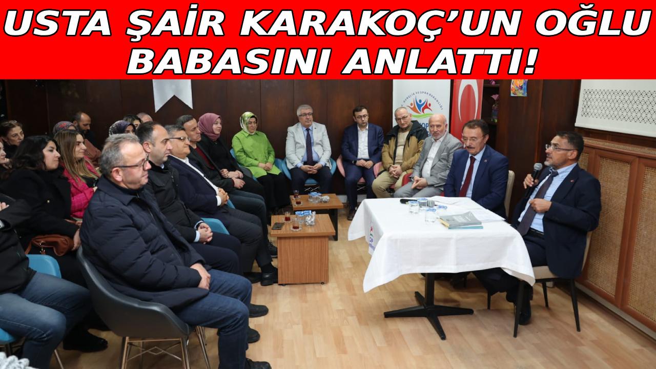 Sinop'ta Abdurrahim Karakoç’a vefa programı