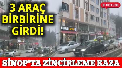 Sinop'ta buzlanma kazaya neden oldu
