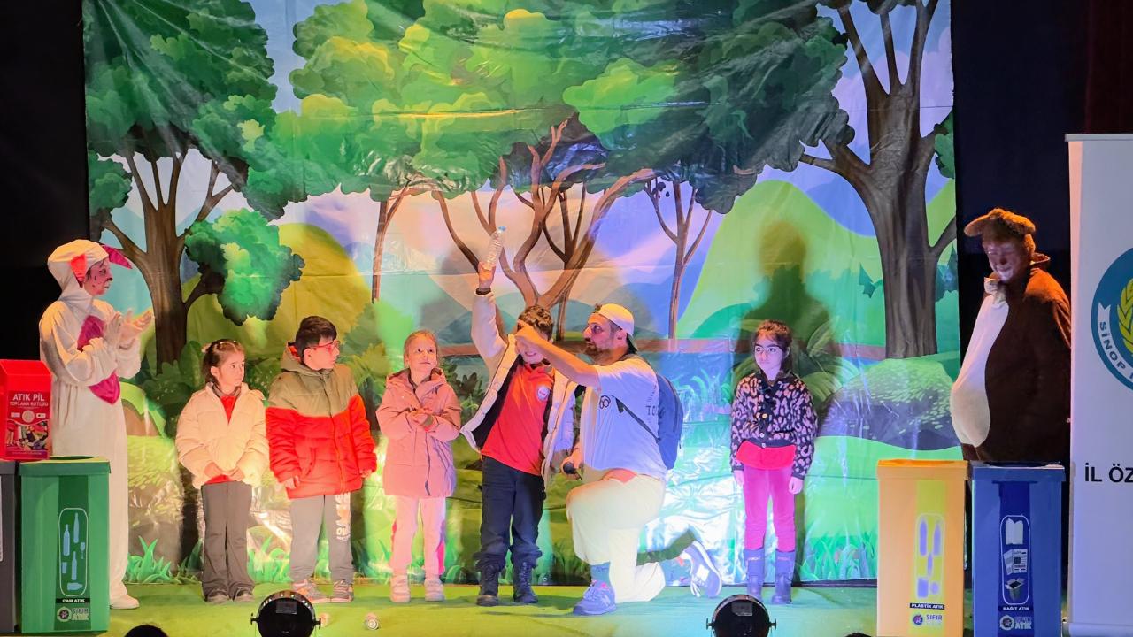 Sinop’ta çevre bilinci tiyatroyla aşılandı