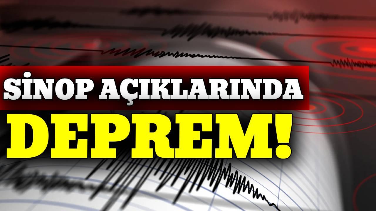 Sinop’ta deprem