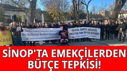 Sinop’ta “Emekçiler Bu Bütçeyi Kabul Etmiyor” basın açıklaması