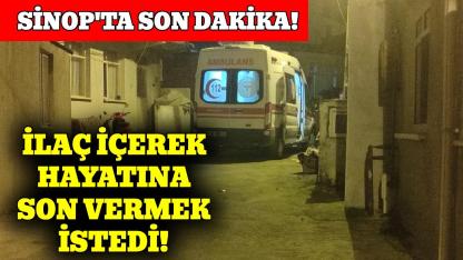 Sinop'ta intihar girişimi