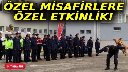 Sinop'ta jandarma özel misafirlerini ağırladı