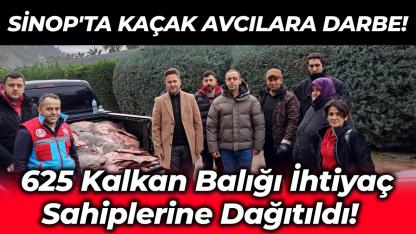 Sinop’ta kaçak avcılara darbe