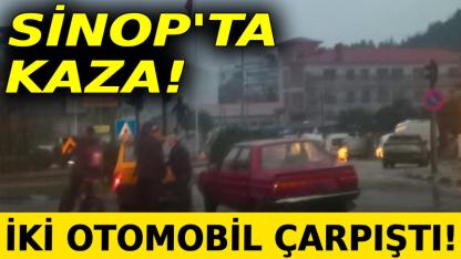 Sinop'ta kaza ucuz atlatıldı
