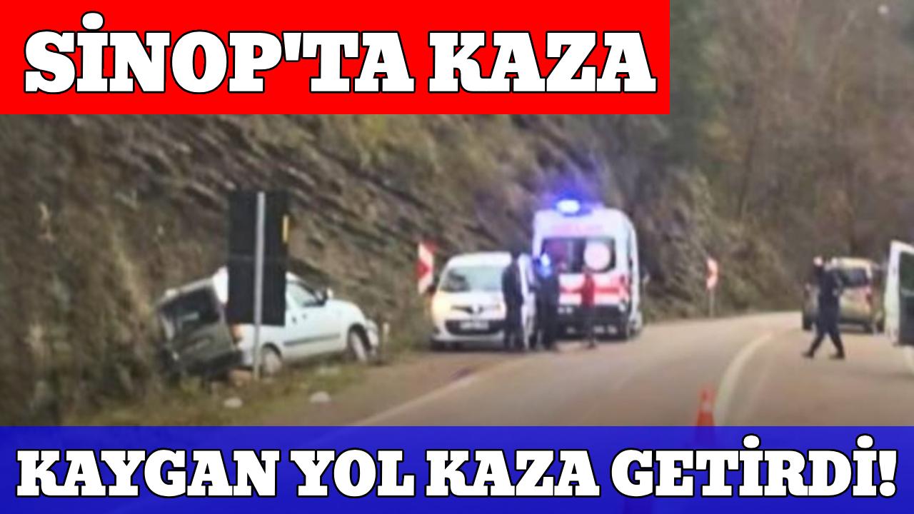 Sinop'ta kaza:Yaralılar hastaneye kaldırıldı