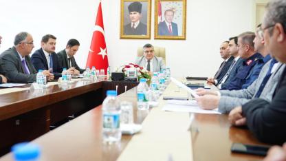 Sinop’ta kış mevsimi trafik tedbirleri masaya yatırıldı