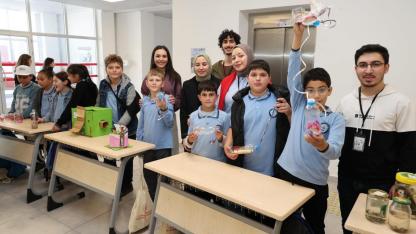 Sinop'ta minikler yaban hayatını “Yeşil Ada Projesiyle” öğrendi