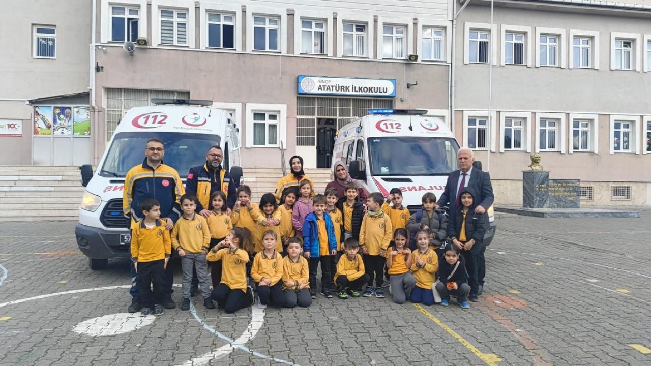 Sinop’ta miniklere Acil Çağrı Sistemi tanıtıldı