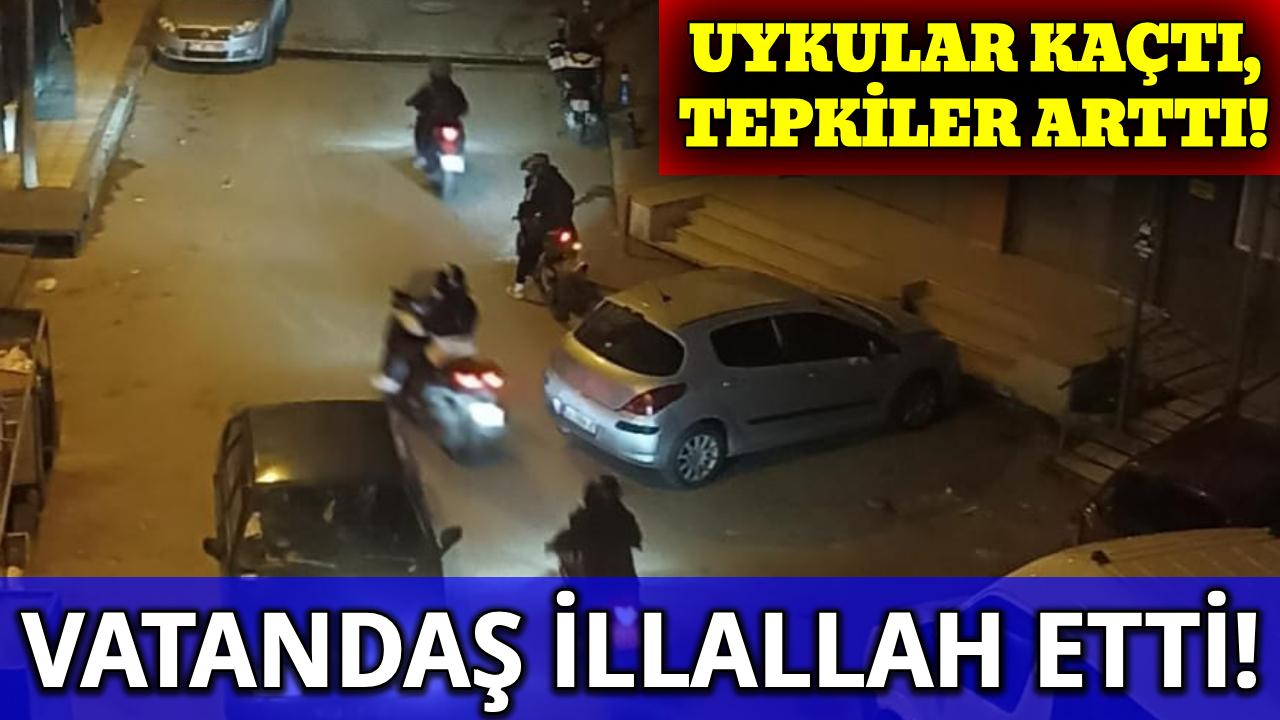 Sinop'ta motosiklet sürücüleri vatandaşı çileden çıkardı