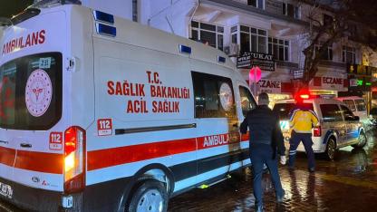 Sinop’ta motosikletin çarptığı yaşlı kadın korkuttu