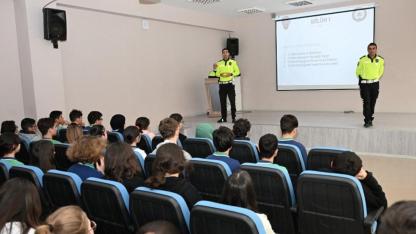 Sinop'ta öğrencilere trafik eğitimi