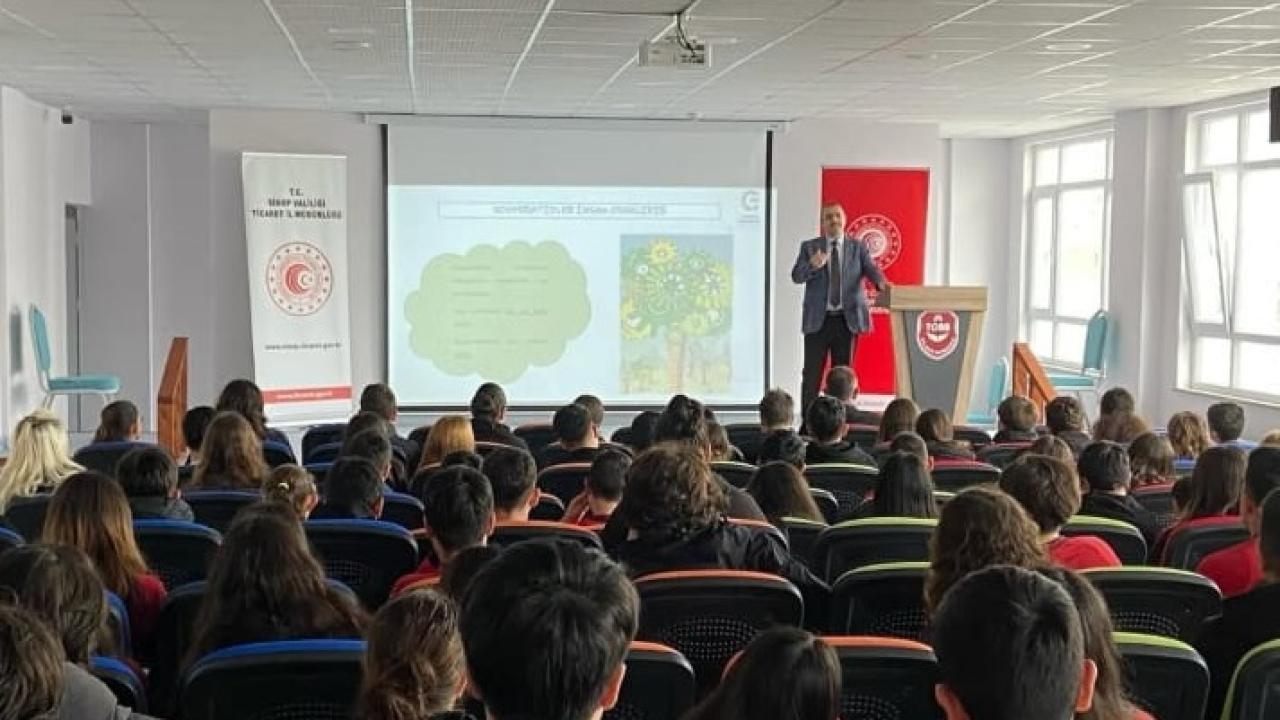 Sinop’ta ortaokul öğrencilerine girişimcilik semineri