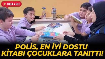 Sinop'ta polis ve çocuklar kitapla buluştu