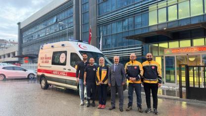 Sinop’ta sağlık hizmetlerine yeni ambulans takviyesi