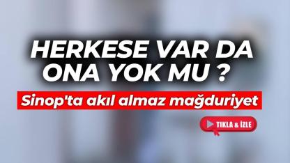 Sinop'ta şok eden mağduriyet! Komşusu ısınıyor, kendisi donuyor