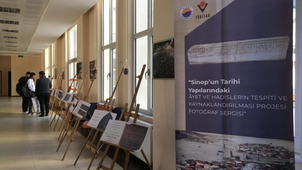 Sinop’ta tarihi yapılardaki ayet ve hadisler sergiyle gün yüzüne çıktı