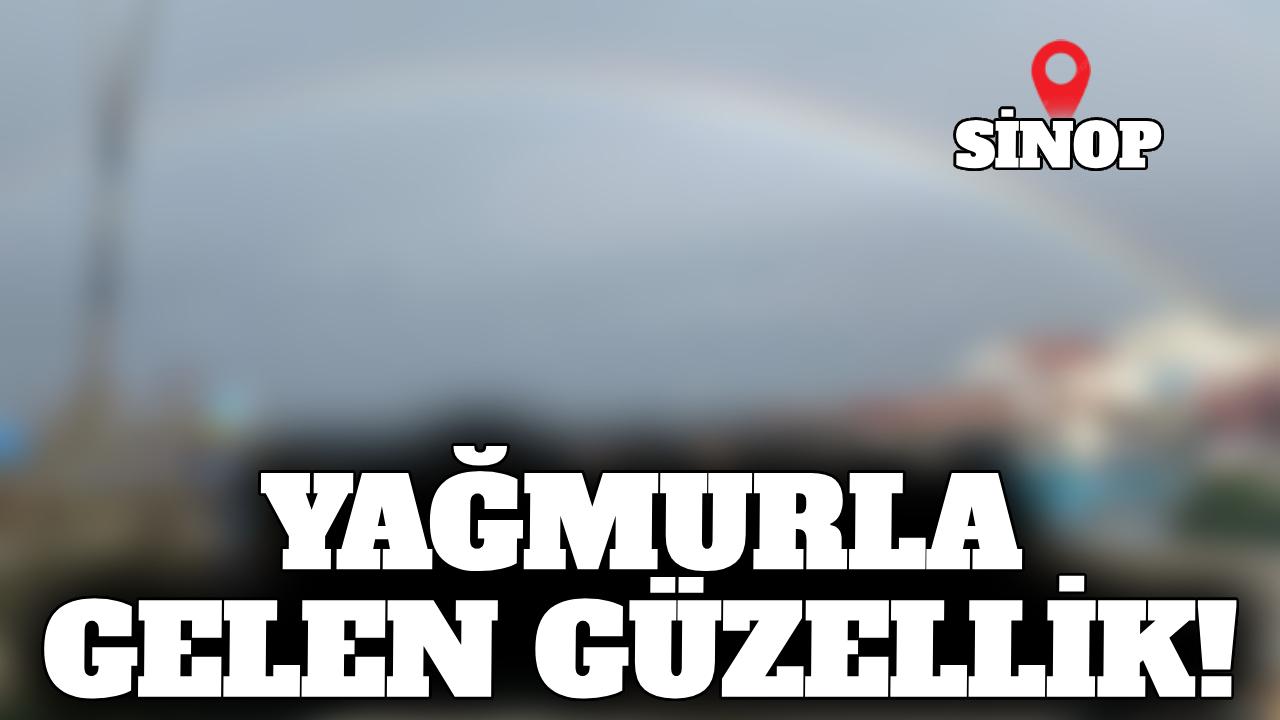 Sinop&#039;ta yağmurun ardından büyüleyici manzara
