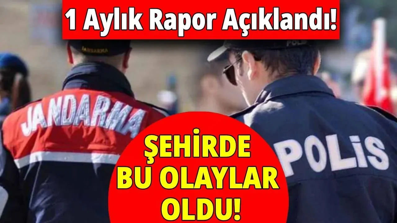 Sinop&#039;un aylık asayiş karnesi açıklandı