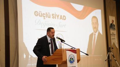 SİYAD'da "İki Yaka, Bir Şehir" Vizyonu! SİYAD adayı Tangal'ın sloganı dikkat çekti