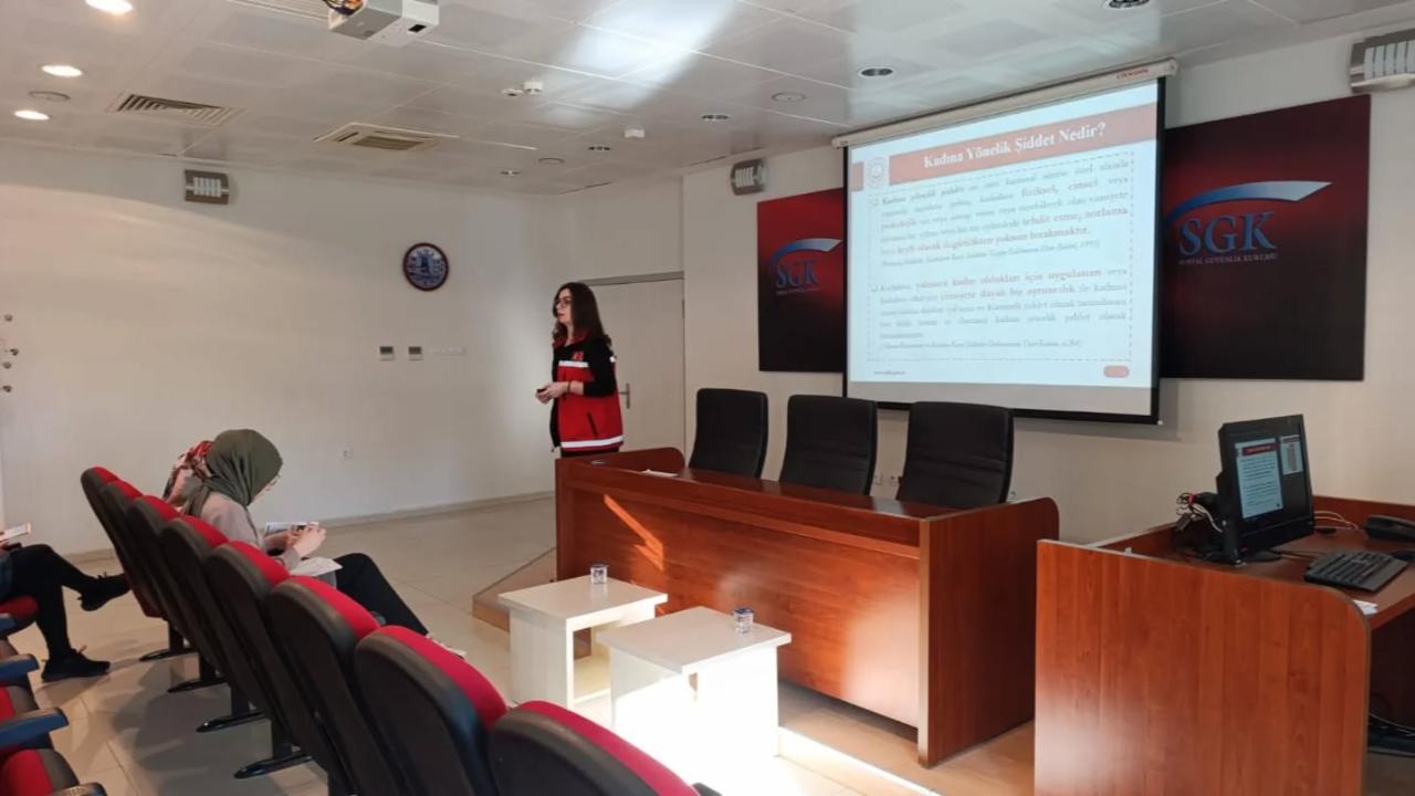 ŞÖNİM’den SGK personeline farkındalık semineri