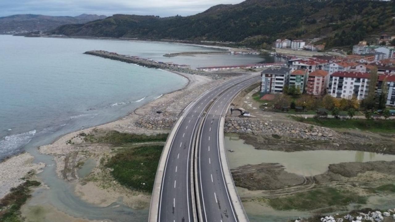 Türkeli Sahil Yolu resmen ulaşıma açıldı