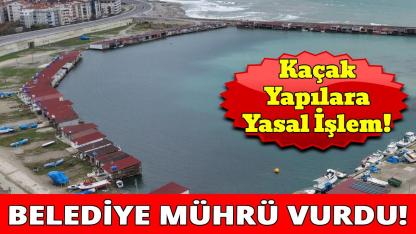 Türkeli'de kaçak bungalovlar için yıkım süreci başladı