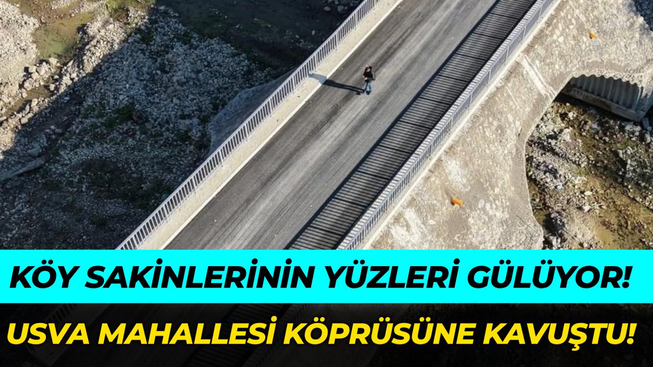 Türkeli’de Usva Mahallesi Köprüsü Hizmete Açıldı