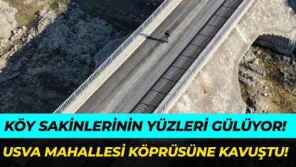 Köylülerin köprü hasreti sona erdi