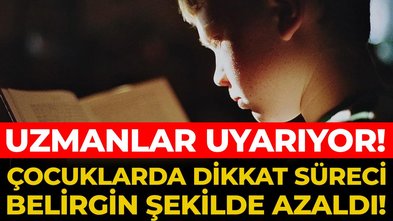 Uzmanlar, çocukların okuma alışkanlıklarının değiştiği ve dikkat süresinin azaldığı konusunda uyarıyor