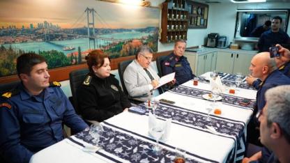 Vali Özarslan’dan Arama ve Kurtarma Korvetine ziyaret