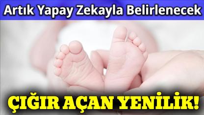 Yenidoğan bebeğe teşhis yapay zekadan