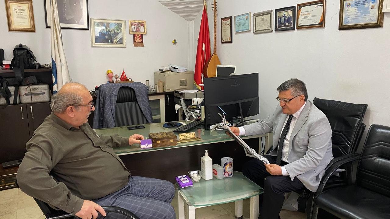 Yerel basın buluşması: Vali Özarslan’dan Aksu’ya ziyaret