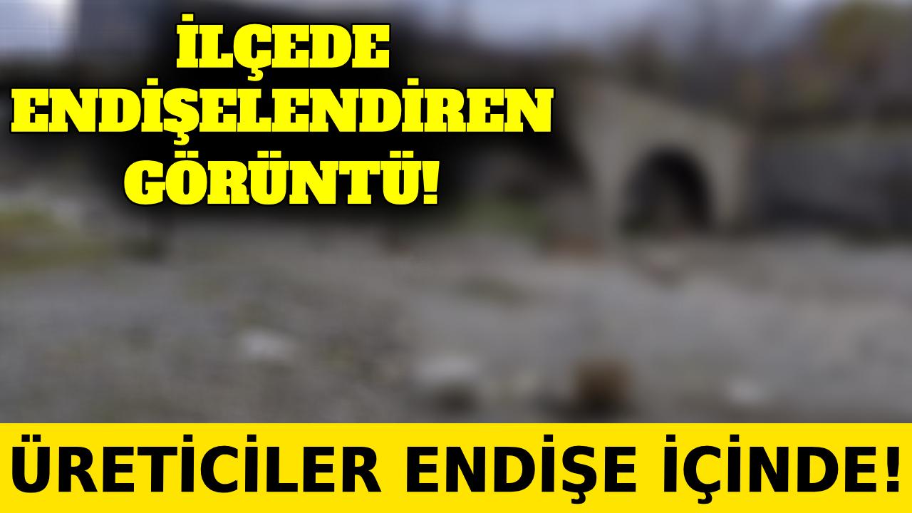 Yeterli yağış olmayınca tamamen kurudu