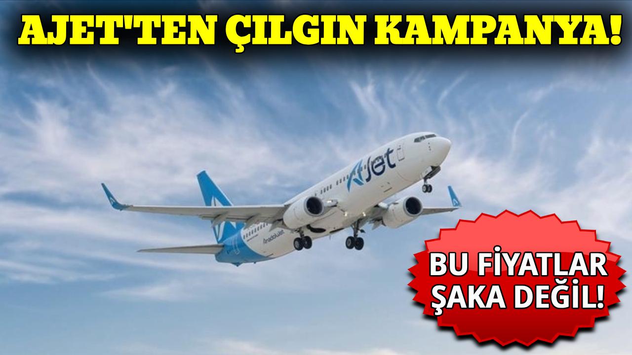 AJet'ten 9 dolar ve avroya yurt dışı seyahati